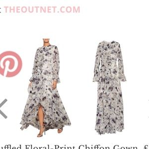 Mikael Aghal floral gown!